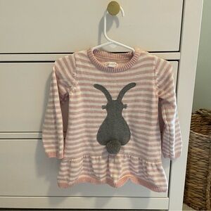 Mud Pie Bunny Knit Sweater 12-18 Months